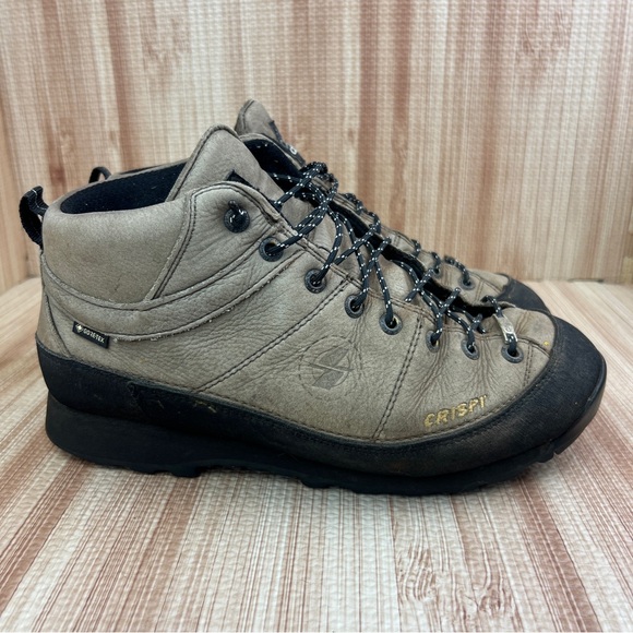 Crispi Monaco GTX Hiking Boots Men's Size US 9 Brown Leather Gore-Tex